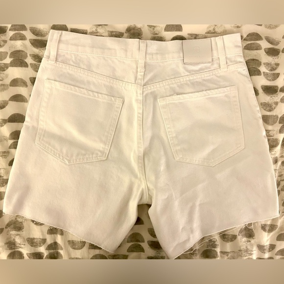 NWT Anine Bing Kit Short 28 White Denim Cutoffs - Picture 3 of 7